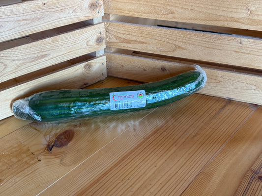 Organic Long English Cucumbers - Each