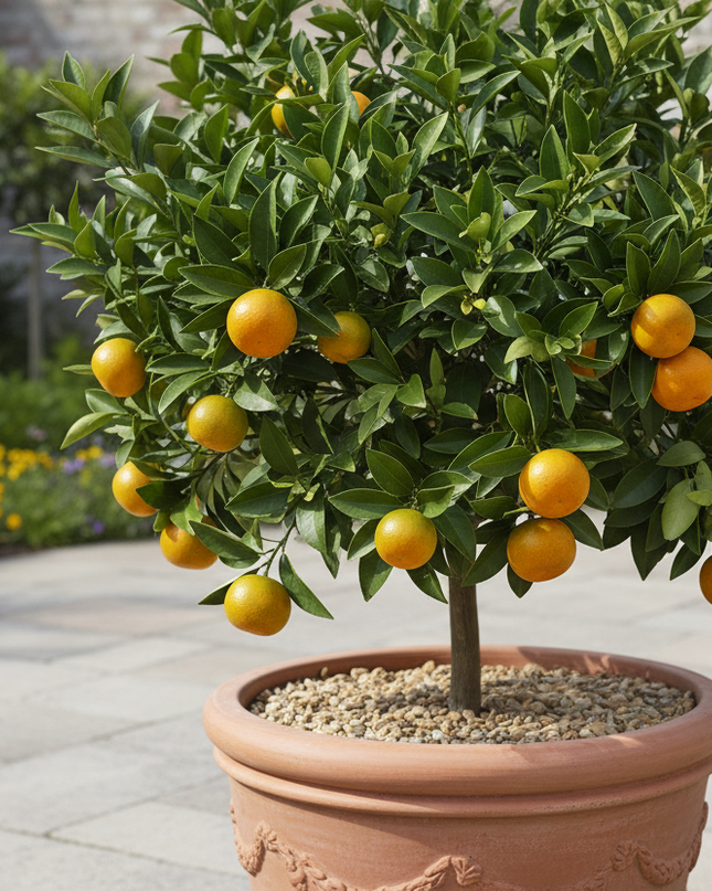 Dobashi Beni Satsuma Tree In container 