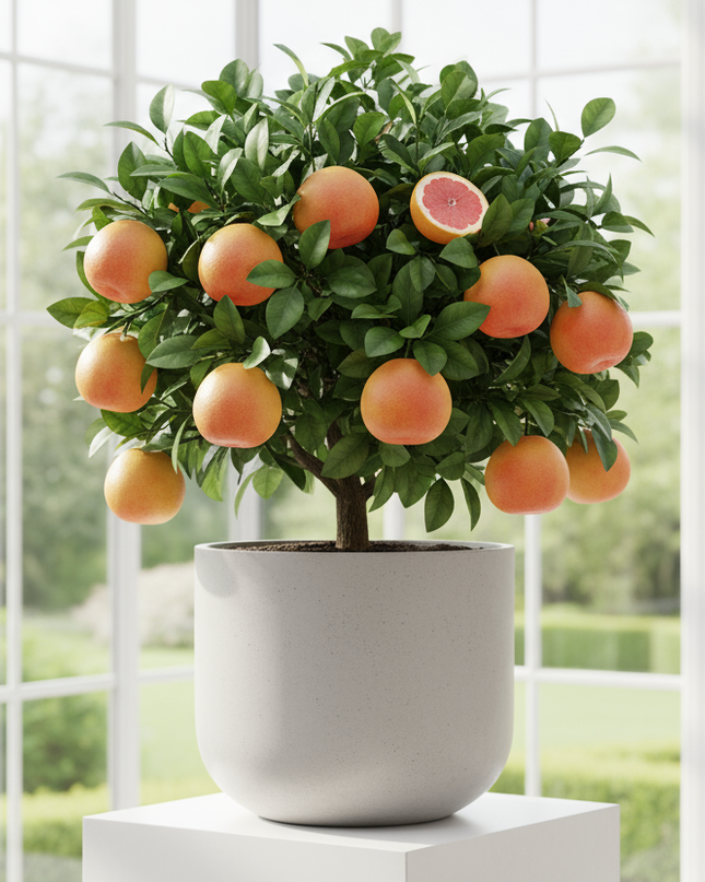 Flame Grapefruit Tree Container 