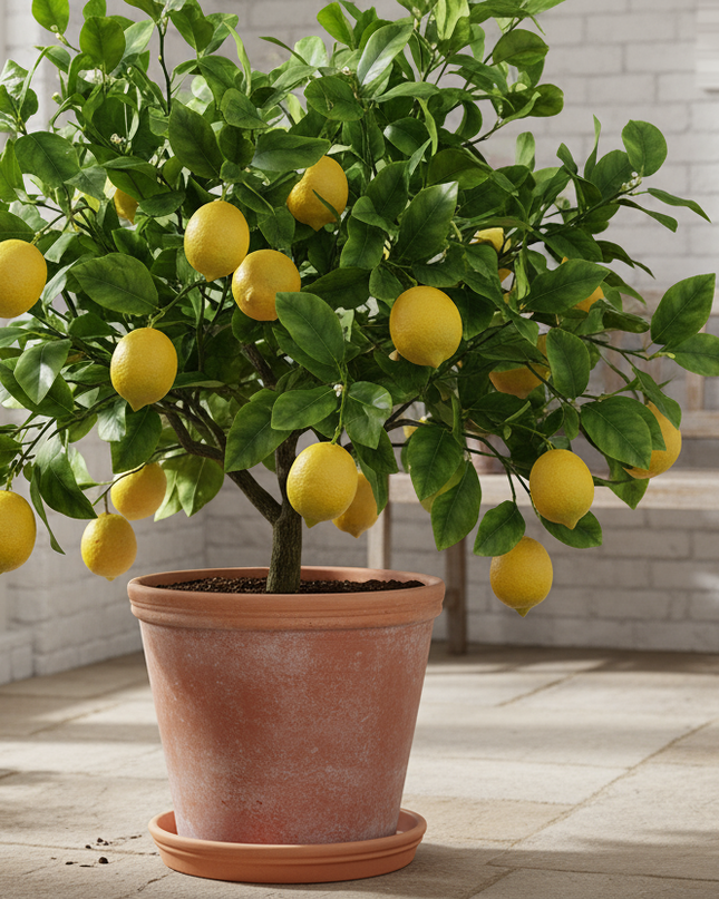 Live Meyer lemon tree