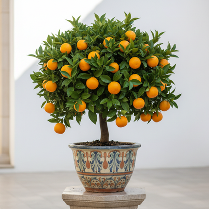 Midnight Valencia Orange Tree In container 