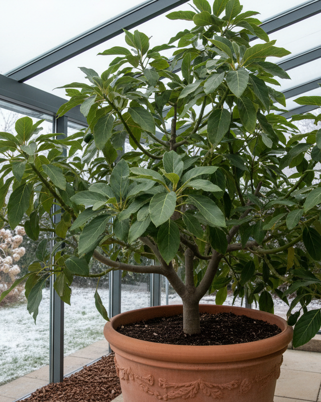 Winter Mexican Avocado Tree In container 